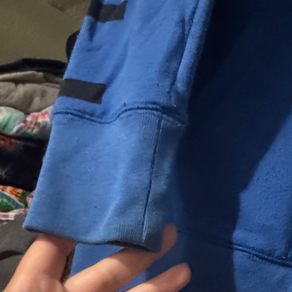 PINK Victoria's Secret Blue Hoodie - Picture 2 of 10